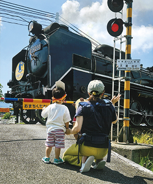 「来たよ、SL」