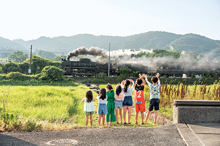 「おかえり SL山口号！！」